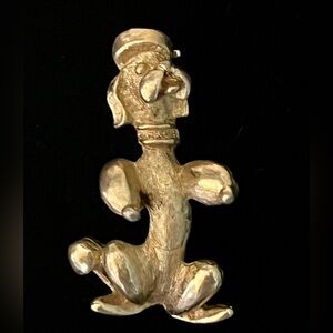 Vintage Playful Poodle Pin/Brooch